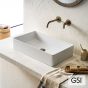 Νιπτήρας Πορσελάνης Kube-X 60x37 GSI White 9453-300