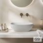 Νιπτήρας Πορσελάνης Nubes 50x35 GSI White 9784-300