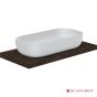 Νιπτήρας Πορσελάνης Glam 76x39 Scarabeo White 1803-300