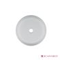 Νιπτήρας Πορσελάνης Glam Φ39 Scarabeo White 1807-300