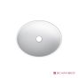 Νιπτήρας Πορσελάνης Ovo 41x33,5 Scarabeo White 8011-300