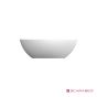 Νιπτήρας Πορσελάνης Ovo 41x33,5 Scarabeo White 8011-300