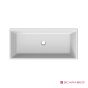 Νιπτήρας Πορσελάνης Gaia80 87,5x39,5 Scarabeo White 8033-300