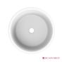 Νιπτήρας Πορσελάνης Bucket Φ42 h.22 Scarabeo White 8807-300