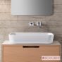 Νιπτήρας Πορσελάνης Mizu 70x45 Scarabeo White 9007-300