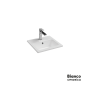 Νιπτήρας Πορσελάνης 40x36 (1 οπή) Bianco Ceramica White 37040-300