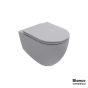 Λεκάνη Κρεμαστή LENTA/53 Rimless με κάλυμμα Soft Close MS38C, Bianco Ceramica Stone Grey 381600C-440