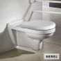 Λεκάνη Κεμαστή ΑΜΕΑ SENIOR με Απλό κάλυμμα 6001, Serel White 304500-300
