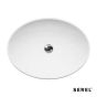 Νιπτήρας Πορσελάνης 55x41 SEREL White CH33-300