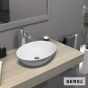 Νιπτήρας Πορσελάνης 55x41 SEREL White CH33-300