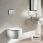 Λεκάνη Κρεμαστή ΜΑΥΑ/48,5 Rimless με κάλυμμα Slim Soft Close 9600SC, Bianco Ceramica White MY11000SC-300