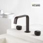 ΜΠΑΤ.ΝΙΠΤ.3 ΟΠΩΝ ΜΕ ΒΑΛΒ.CLIC-CLAC HALO VICARIO BLACK MATT 515043-400