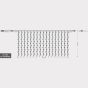 ΚΟΥΡΤΙΝΑ, 240 LED 3mm, 31V ΜΕΤΑΣΧΗΜΑΤΙΣΤΗ, 4 ΕΠΕΚΤΑΣΕΙΣ ΕΩΣ 3 ΣΕΤ, ΔΙΑΦΑΝΟ PVC ΚΑΛΩΔΙΟ, ΛΕΥΚΟ LED (H100 x W200cm, 20 ΣΕΙΡΕΣ x 12 LED), ΠΡΟΕΚΤΑΣΗ ΠΑΡΟΧΗΣ 3m, ΙΡ44 Eurolamp 600-11362