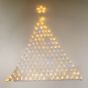 XMAS ΛΑΜΠΑΚΙ ΔΙΧΤΥ ΔΕΝΤΡΟ ΜΕ ΑΣΤΕΡΙ 158 LED 5mm 4.5V ΜΕΤΑΣΧΗΜΑΤΙΣΤΗ ΔΙΑΦΑΝΟ PVC ΚΑΛΩΔΙΟ 142 ΘΕΡΜΑ ΛΕΥΚΑ LED & 16 ΛΕΥΚΑ FLASH LED H150 x W140cm ΠΑΡΟΧΗ 3m IP44 Eurolamp 600-17531