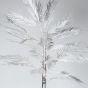 ΑΣΗΜΙ ΔΕΝΤΡΟ ΦΤΕΡΗ 2,1m, ΜΕΤΑΣΧΗΜΑΤΙΣΤΗΣ, 180 ΘΕΡΜΑ ΛΕΥΚΑ MINI LED, ΠΡΟΕΚΤΑΣΗ ΠΑΡΟΧΗΣ 3m, IP44 Eurolamp 600-30728