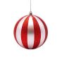 ΠΛΑΣΤΙΚΗ ΜΠΑΛΑ, ΡΟΖ ΜΕ ΚΟΚΚΙΝΟ GLITTER, ΣΕΤ 2ΤΜΧ, 12cm Eurolamp 600-47958