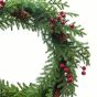 ΣΤΕΦΑΝΙ ΜΕ BERRIES ΚΑΙ ΚΟΥΚΟΥΝΑΡΙΑ PE 60cm Eurolamp 600-48329