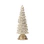 ΔΕΝΤΡΟ ΛΕΥΚΟ ΜΕ ΧΡΥΣΟ GLITTER ΠΟΛΥΡΕΖΙΝ 8x7.5x22cm Eurolamp 600-48650