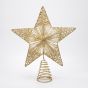 XMAS ΦΩΤΙΖΟΜΕΝΟ ΧΡΥΣΟ ΑΣΤΕΡΙ 26x6x30cm 20 MINI LED 4.5V ΜΕΤΑΣΧΗΜΑΤΙΣΤΗ ΧΡΟΝΟΔΙΑΚΟΠΤΗΣ ΑΣΗΜΙ ΧΑΛΚΙΝΟ ΚΑΛΩΔΙΟ ΘEPMO ΛEYKO LED ΠΑΡΟΧΗ 3m IP44 Eurolamp 600-49600