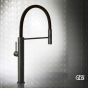 ΜΠΑΤ.ΝΕΡΟΧ. CESELLO GESSI INOX316 BLACK METAL BRUSHED PVD 60014-707