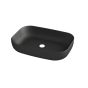 Olympia Metamorfosis 42600 Black matt - Νιπτήρας Επικαθήμενος χωρίς βαλβίδα 60104