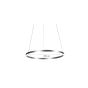 Κρεμαστό φωτιστικό LED 45W 3CCT by switch on base D:100cm 6095-AA-Black
