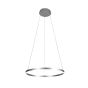 Κρεμαστό φωτιστικό LED 36W 3CCT by switch on base D:80cm 6095-AB-Silver