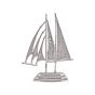 ΚΑΡΑΒΙ ΜΕΤΑΛΛΙΚΟ ΑΣΗΜΙ 30x7.5x40cm Eurolamp 819-01820