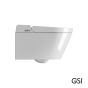 Λεκάνη Κρεμαστή PURA/59  Swirlflush με σύστημα ηλεκτρονικού μπιντέ, White GSI Ιταλίας 7418K-300
