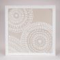 ΠΙΝΑΚΑΣ ΚΑΜΒΑΣ ΚΥΚΛΟΙ ΜΠΕΖ - ΛΕΥΚΟΣ 80x3x80cm Eurolamp 812-20039