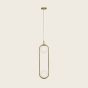 SE 110-2 PRATO PENDANT BRASS GOLD WITH 2 OPAL GLASSES Φ15 Γ4 HOMELIGHTING 77-4489