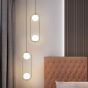 SE 110-2 PRATO PENDANT BRASS GOLD WITH 2 OPAL GLASSES Φ15 Γ4 HOMELIGHTING 77-4489
