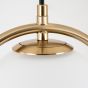 SE 110-6 PRATO PENDANT BRASS GOLD WITH 6 OPAL GLASSES Φ15 Γ4 HOMELIGHTING 77-4491