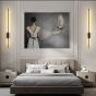 SE LED 60 GINNA BLACK WALL LAMP 9W  3CCT WITH MEMORY 2 YEARS WARRANTY HOMELIGHTING 77-50483