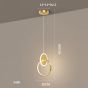 SE LED 20 BRIA GOLD PENDANT 15W  3CCT WITH MEMORY 2 YEARS WARRANTY Ζ3 HOMELIGHTING 77-50492