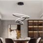 SE LED 60  DAMITA BLACK PENDANT 60-40-20x100cm 57W 3CCT WITH MEMORY IP20 2 YEARS WARRANTY A1 HOMELIGHTING 77-50603