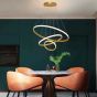 SE LED 60 DAMITA GOLD PENDANT 60x40x20cm 57W 3CCT WITH MEMORY IP20 2 YEARS WARRANTY A2 HOMELIGHTING 77-50604