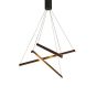 SE LED 30 BEATRICE BLACK  PENDANT 60x60x150cm 30W IP20  3CCT WITH MEMORY 2 YEARS WARRANTY Α1 HOMELIGHTING 77-50606