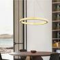 SE LED 80 ELYSIA GOLD MAT 88W 3CCT WITH REMOTE CONTROL+MEMORY IP20 2 YEARS WARRANTY A2 HOMELIGHTING 77-50993