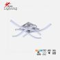 SE LED 45 COSIMA CHROME 45*45*8cm  37.1W 3CCT WITH MEMORY  2 YEARS WARRANTY HOMELIGHTING 77-51147