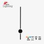 SE LED 60 ZENYA BLACK WALL LAMP 3CCT WITH MEMORY 60cm 2 YEARS WARRANTY HOMELIGHTING 77-51163