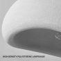 SE21-500-WH PAC FOAM PENDANT WHITE E27 D50cm 2 YEARS WARRANTY HOMELIGHTING 77-51180