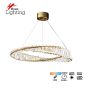 SE LED 80 OVELA ROSE GOLD Φ80cm 3CCT REMOTE CONTROL 2 YEARS WARRANTY HOMELIGHTING 77-51193