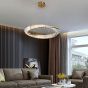 SE LED 80 OVELA ROSE GOLD Φ80cm 3CCT REMOTE CONTROL 2 YEARS WARRANTY HOMELIGHTING 77-51193