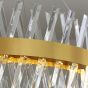 SE LED 80 TWILIGHT CYCLE Φ80cm GOLD 3CCT 3000K-6500Κ REMOTE CONTROL 2 YEARS WARRANTY HOMELIGHTING 77-51197