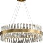 SE LED 80 TWILIGHT CYCLE Φ80cm GOLD 3CCT 3000K-6500Κ REMOTE CONTROL 2 YEARS WARRANTY HOMELIGHTING 77-51197