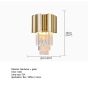 SE21-14-1 IMPERIAL CROWN GOLD WALL LAMP  25*40cm  2 YEARS WARRANTY HOMELIGHTING 77-51207