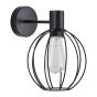 SE21-BL-16-GR2 ADEPT BLACK WALL LAMP BLACK METAL GRID+ HOMELIGHTING 77-8315