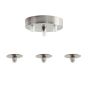 SE21-NM-4-GL1-NM3 ADEPT TUBE Nickel Matt Pendant Smoked Glass+ HOMELIGHTING 77-8394