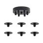 SE21-GM-4-BL6-MS50 ADEPT TUBE Gold Matt Pendant Black Metal Shade+ HOMELIGHTING 77-8593